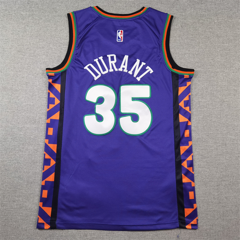 Men Phoenix Suns #35 Durant purple 2024 2025 NBA jersey